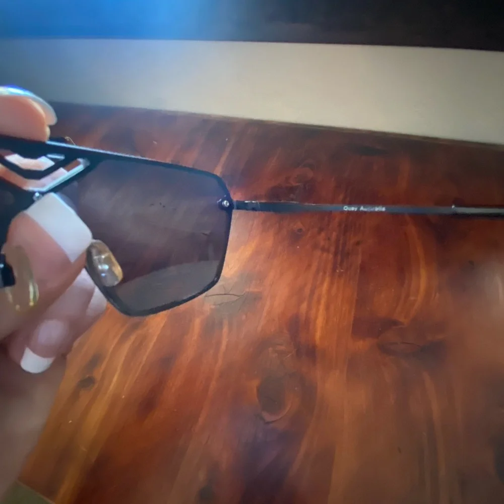 Quay Australia Gold Aviator and Black Square Sunglasses - Picture 3 of 14